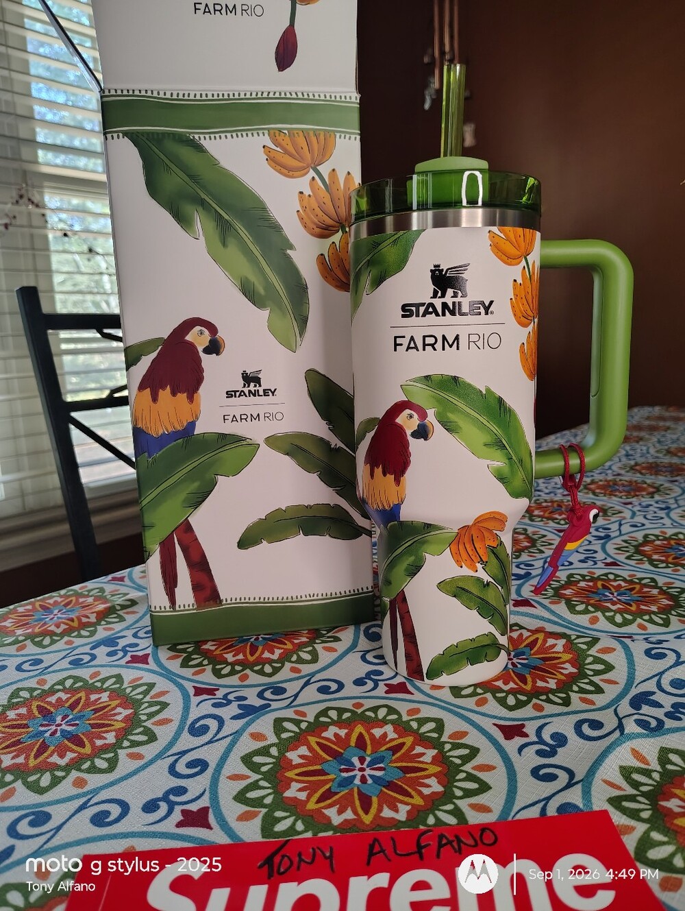 Stanley x Farm Rio Tropical Destiny 40oz Quencher BNIB - In Hand Ships Fast